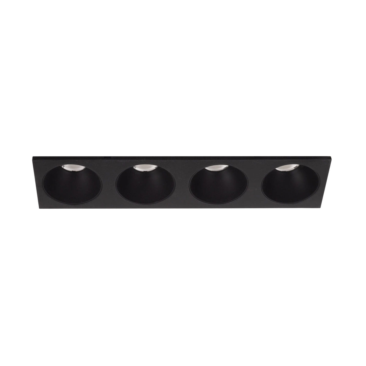 Module LED Modular vu de biais platine noire et quatre cellules creuses