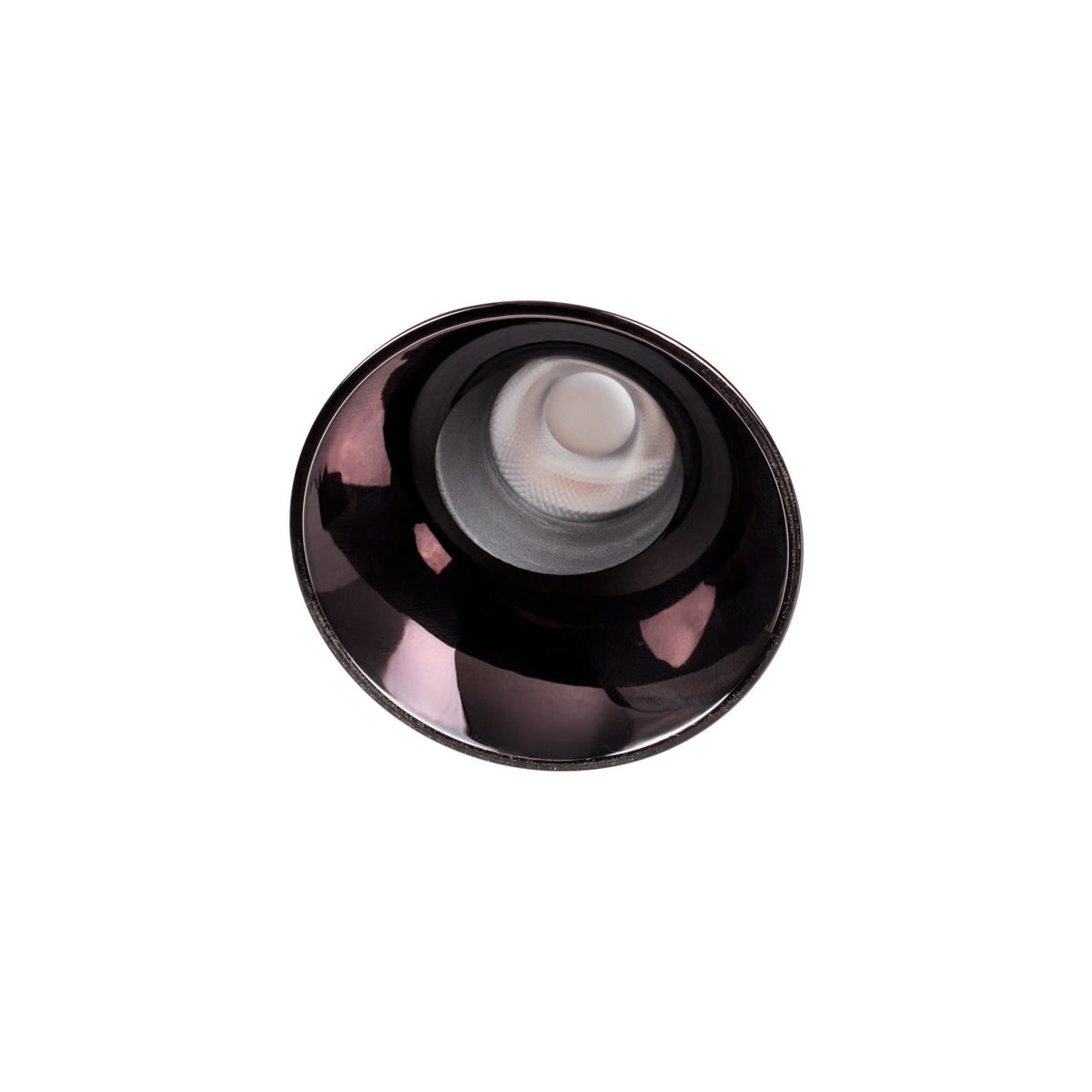 Module LED Spilio vu de face avec sa diode au centre du réflecteur sombre
