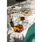 Nappe en lin lavé écru 150x200 cm, vue 4