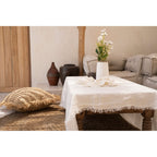 Nappe en lin lavé écru 150x250 cm, vue 5