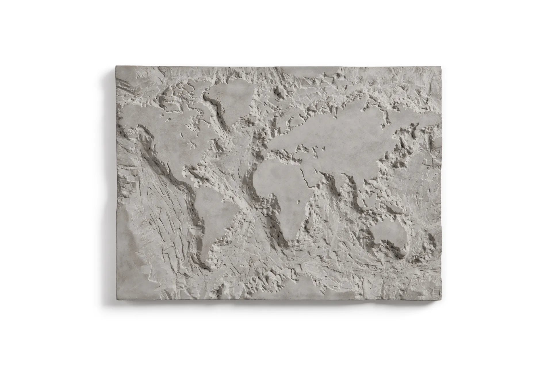 Œuvre murale en béton The Gray Planet vue 3