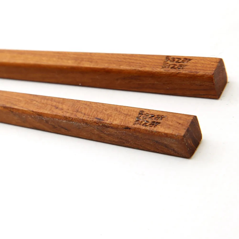 Paire de baguettes en teck massif 23 cm, vue 8