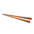 Paire de baguettes en teck massif 23 cm