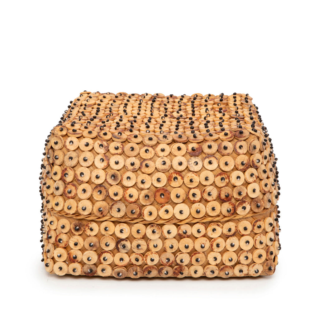 Panier en bambou et coque de coco