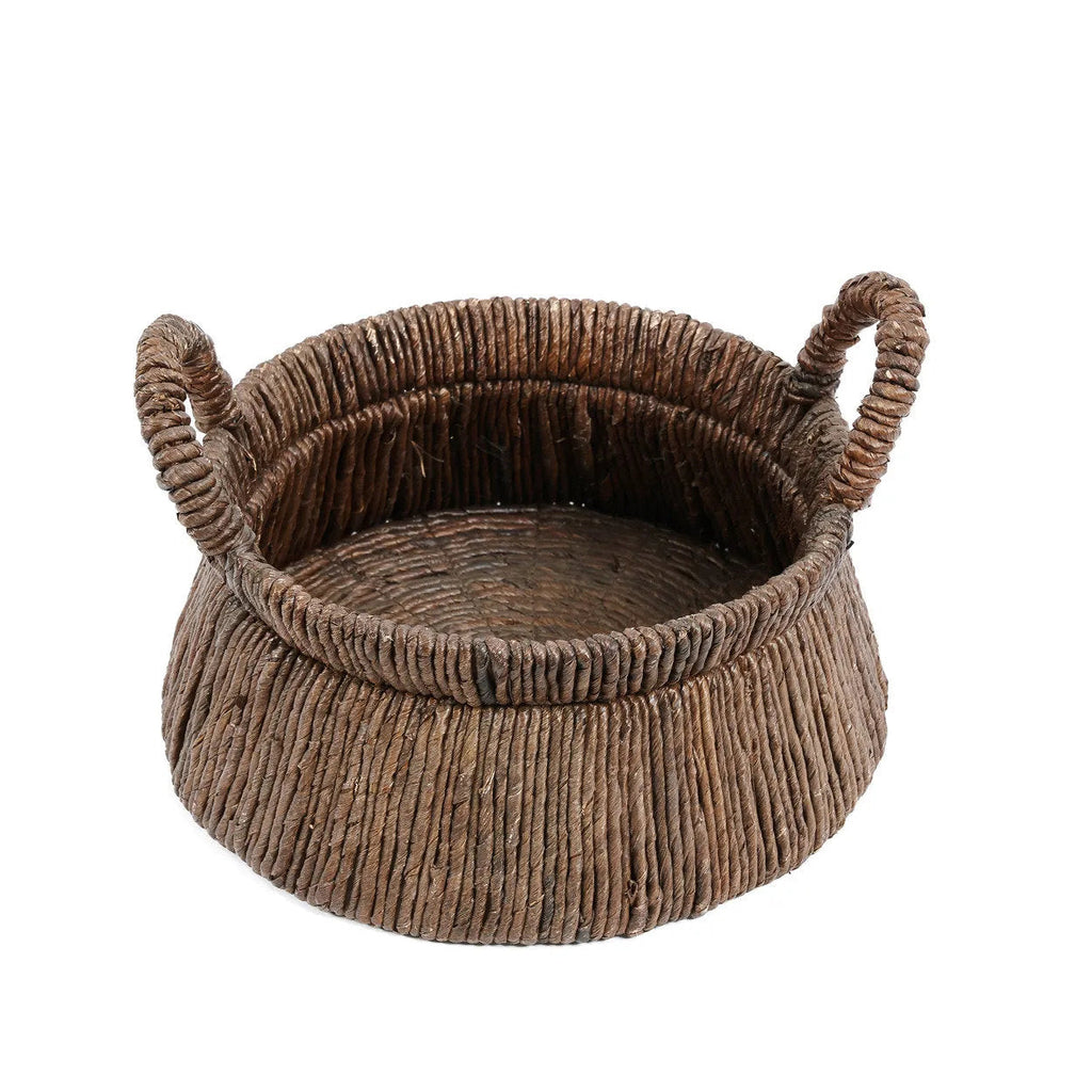 Panier Chizara bas en feuille de bananier, vue 6