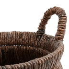 Panier Chizara bas en feuille de bananier, vue 7