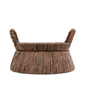 Panier Chizara bas en feuille de bananier