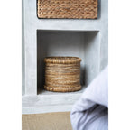 Panier Chuka en jacinthe d'eau et feuille de bananier, vue 3