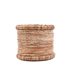 Panier Chuka en jacinthe d'eau et feuille de bananier