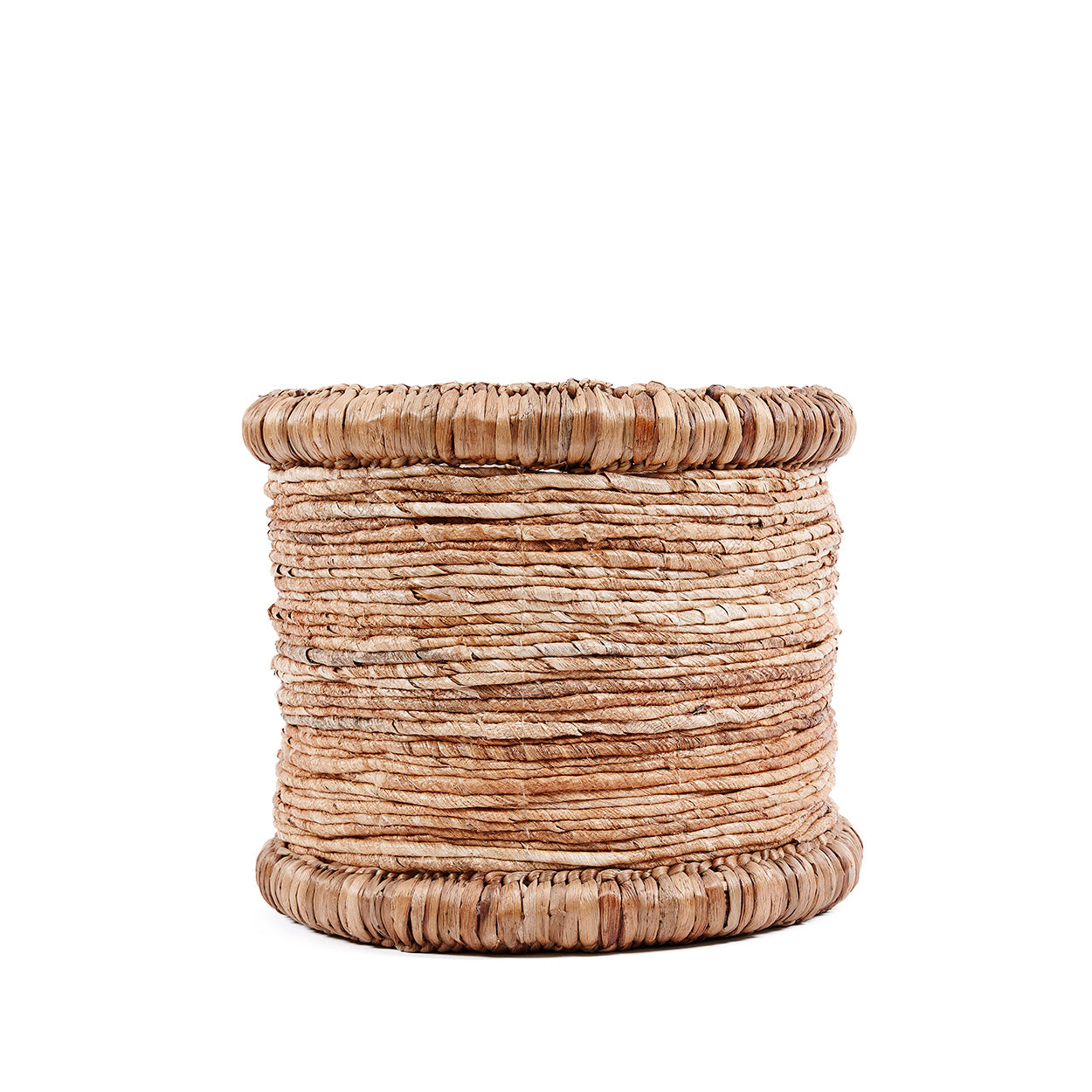 Panier Chuka en jacinthe d'eau et feuille de bananier