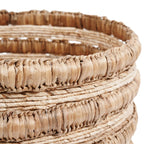 Panier Chungu en jacinthe d'eau et feuille de bananier, vue 4