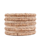 Panier Chungu en jacinthe d'eau et feuille de bananier