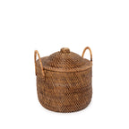 Panier Colonial à anses en rotin
