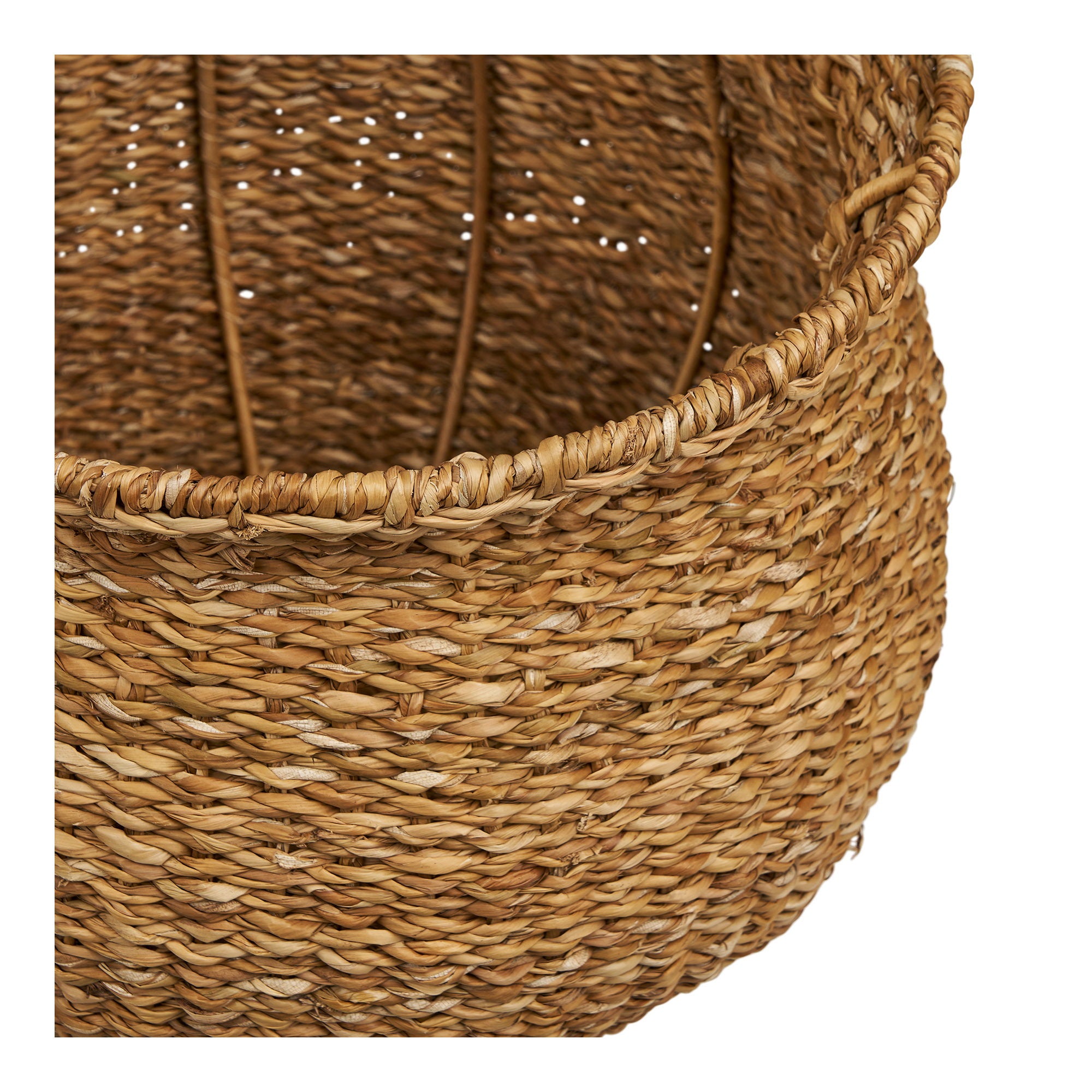 Panier Eden jonc de mer tressé lot de 2 vue de détail