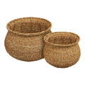 Panier Eden jonc de mer tressé lot de 2