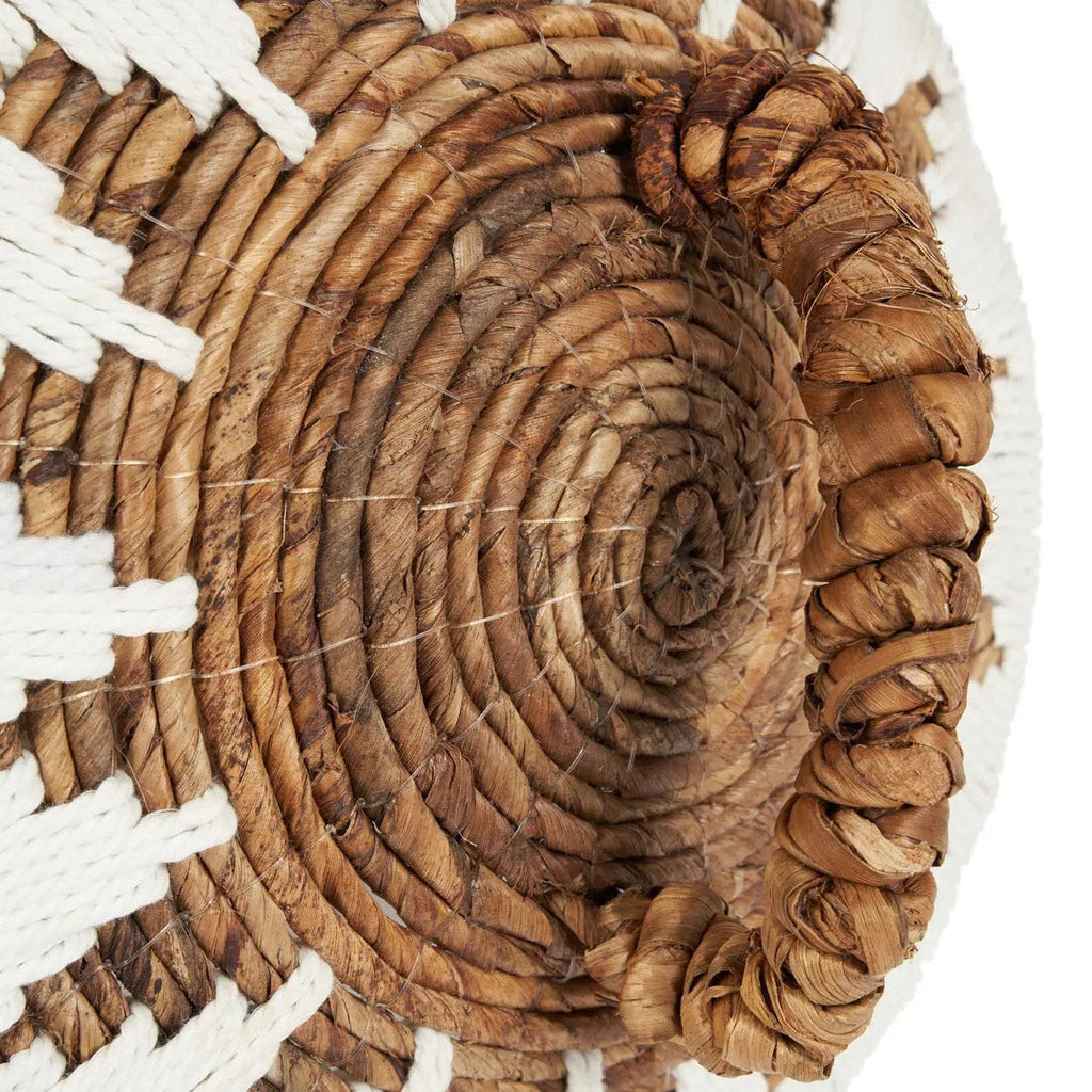 Panier Little Bay en feuille de bananier blanchie moyen modèle, vue 6
