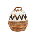 Panier Little Bay en feuille de bananier blanchie moyen modèle