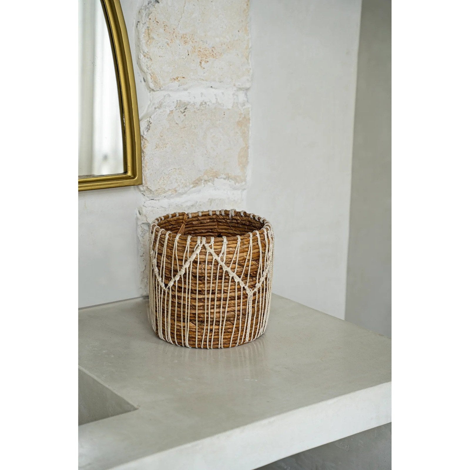 Panier Macra-mazing en coton moyen modèle en situation