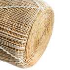 Panier macramé à points droits en coton et feuille de bananier, vue 6