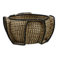 Panier Medan jonc de mer armature noire 33 cm