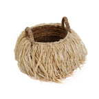 Panier Raffia en feuille de bananier et raphia, vue 5