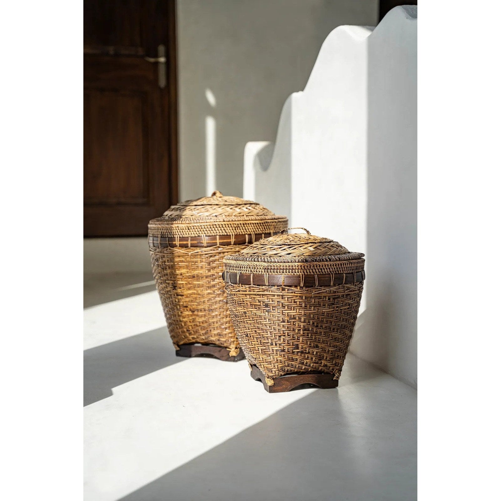 Panier de rangement Colonial en rotin, vue 3