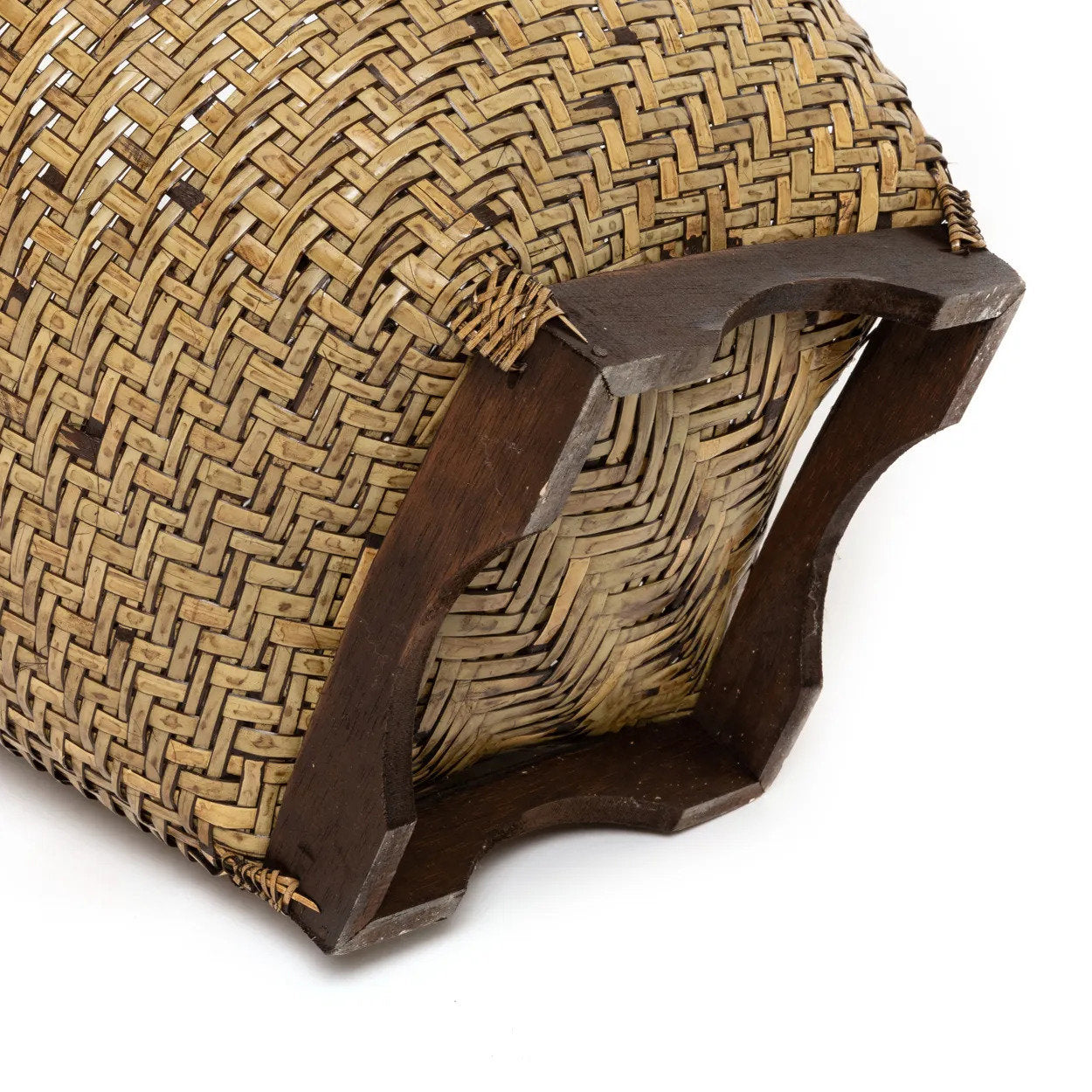 Panier de rangement Colonial en rotin moyen modèle, vue 7