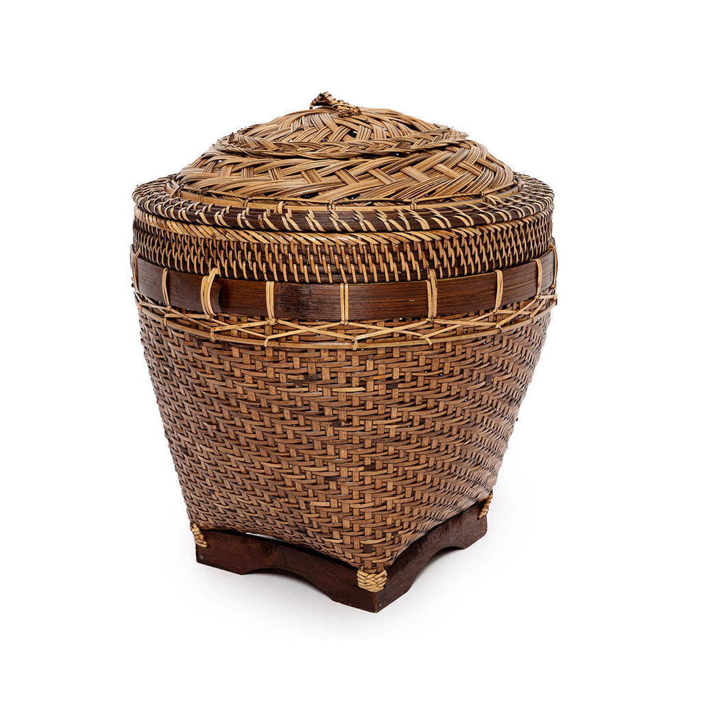 Panier de rangement Colonial en rotin