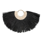 Parure de cauris et herbe noire sur socle 80 cm, vue 6
