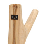 Patère en fourche de teck massif 20 cm, vue 7