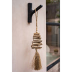 Patère en fourche de teck teinté noir 20 cm, vue 6