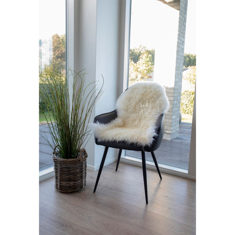 Dimensions Natural Lambskin Rug Ivory – Genuine Long-Hair – 50 × 85 cm