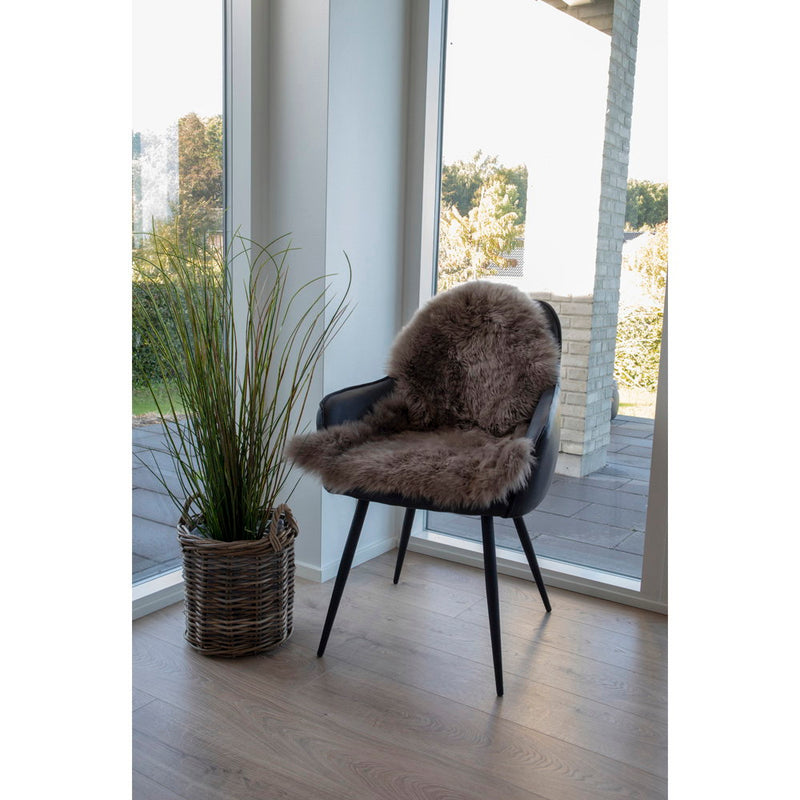 Dimensions Natural Lambskin Mushroom – Genuine Long Wool – 50 × 85 cm