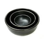 Petit bol en terre cuite fumée noire 10 cm, vue 3