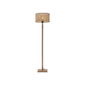 Petit lampadaire droit Java bambou naturel 32 cm E27