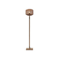 Petit lampadaire droit Tanami rotin tambour 25 cm E27