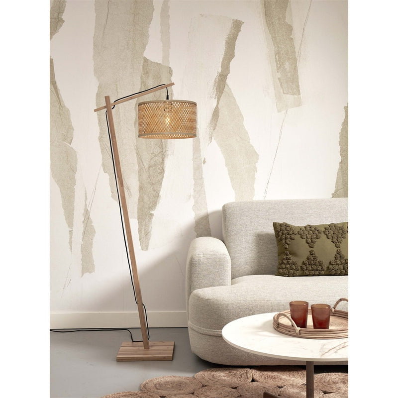 Dimensions Kleine Stehlampe Leselampe Java natürlicher Arm 32 cm E27