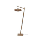 Petit lampadaire liseuse Tanami rotin naturel 40 cm E27