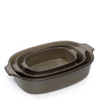 Petit plat à four Comporta en grès craquelé 22 cm, vue 5