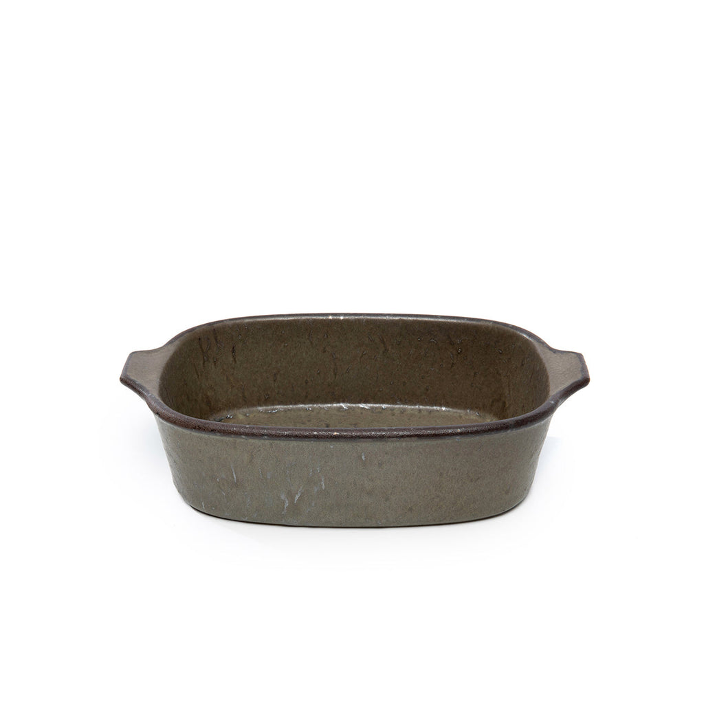 Petit plat à four Comporta en grès craquelé 22 cm