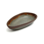 Petit plat ovale Côa en grès émaillé 17 cm, vue 4