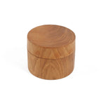 Petit pot à couvercle en teck massif 8 cm, vue 5