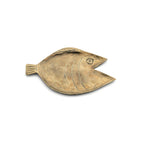 Petit vide-poche poisson en laiton martelé 14 cm, vue 3