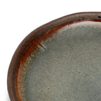 Petite assiette Côa en grès vert de gris 17 cm, vue 3