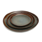Petite assiette Côa en grès vert de gris 17 cm, vue 4