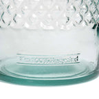 Petite bouteille décorative à pointes de diamant en verre recyclé 22 cm, vue 6