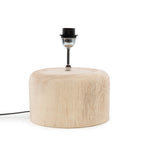 Pied de lampe à poser en teck massif