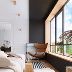 Plafonnier Ariz en bois naturel dans un intérieur