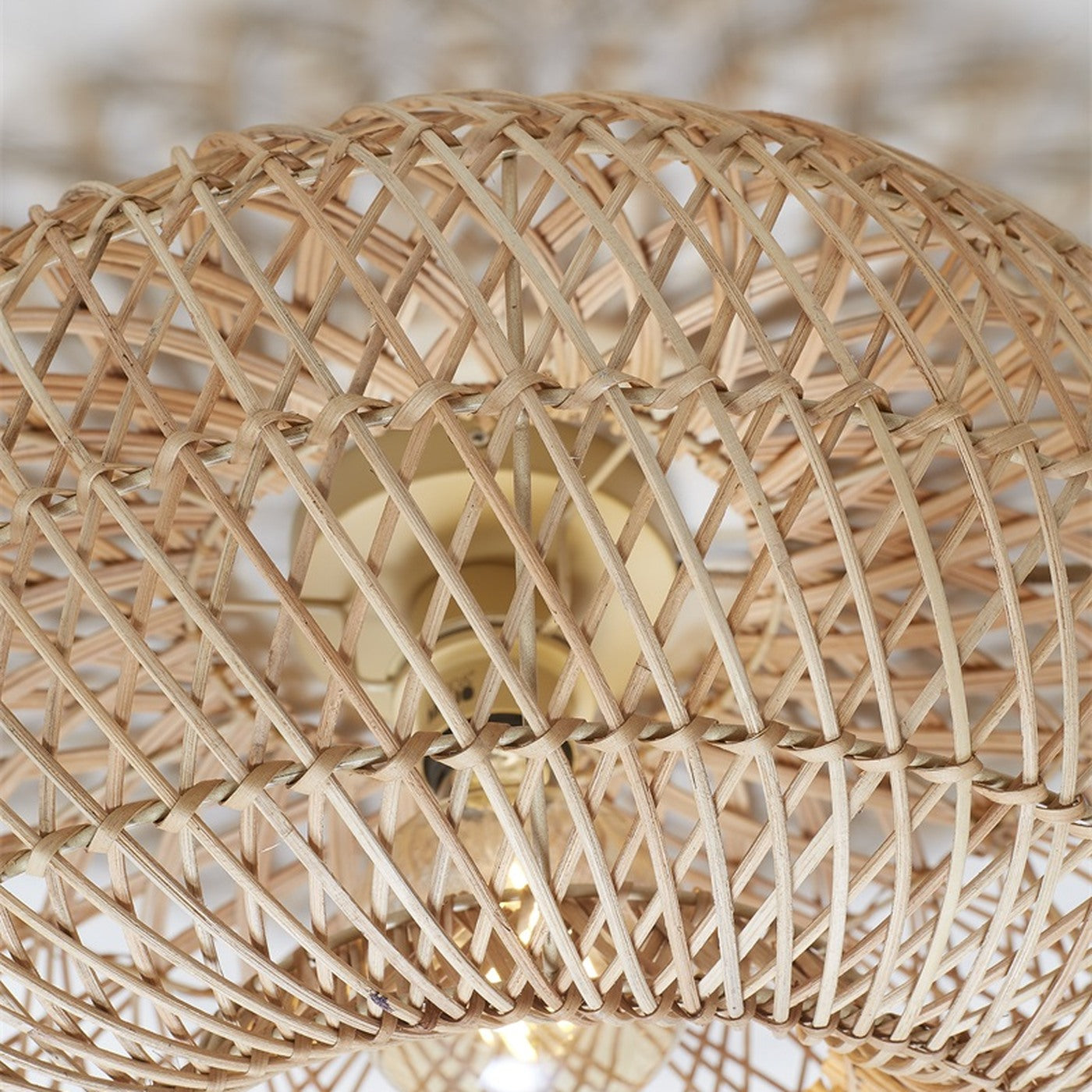 Plafonnier Arizona bambou naturel 50 cm E27, vue 3