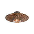 Plafonnier Bali bambou naturel et noir 44 cm E27